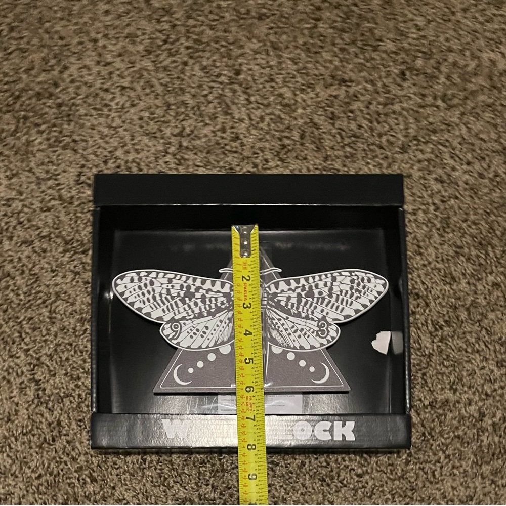 Hot topic death moth wall clock
